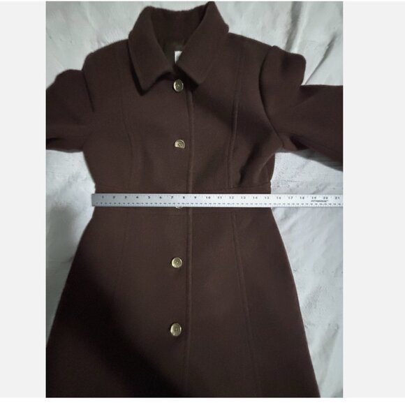 J. Crew Wool-Blend Lined Lady Day Coat Long Sleeve Brown Size 6P NWT *READ - Picture 13 of 16